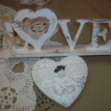 Vintage, sahbby  Home felirat , Otthon, lakberendezés, Dekoráció, Esküvő, Dísz, Decoupage, szalvétatechnika, Festett tárgyak, Rendelésre készítek fa  LOVE és HOME vagy egyéb feliratokat. Fehér vagy elefántcsont színben. Termés..., Meska