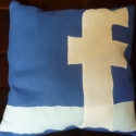 Iphone apps párna - facebook, Dekoráció, Otthon, lakberendezés, Dísz, Lakástextil, , Meska