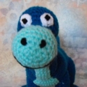 Dini a kis dinoszaurusz - horgolt játék RENDELÉSRE, Játék, Baba-mama-gyerek, Játékfigura, Baba-és bábkészítés, Horgolás, Elkészült Dini a kis dinoszaurusz.
Puha akril fonálból, horgolással készítettem, saját ötlet  és min..., Meska