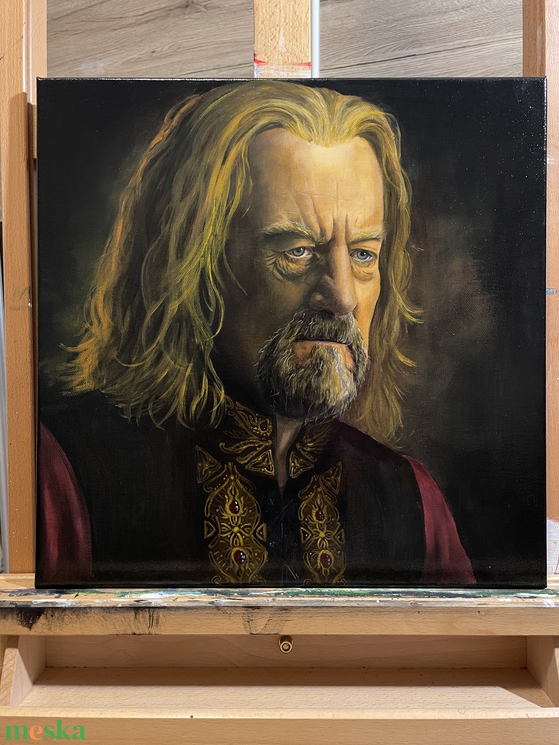 King Theoden festmény - művészet - festmény - akril - Meska.hu
