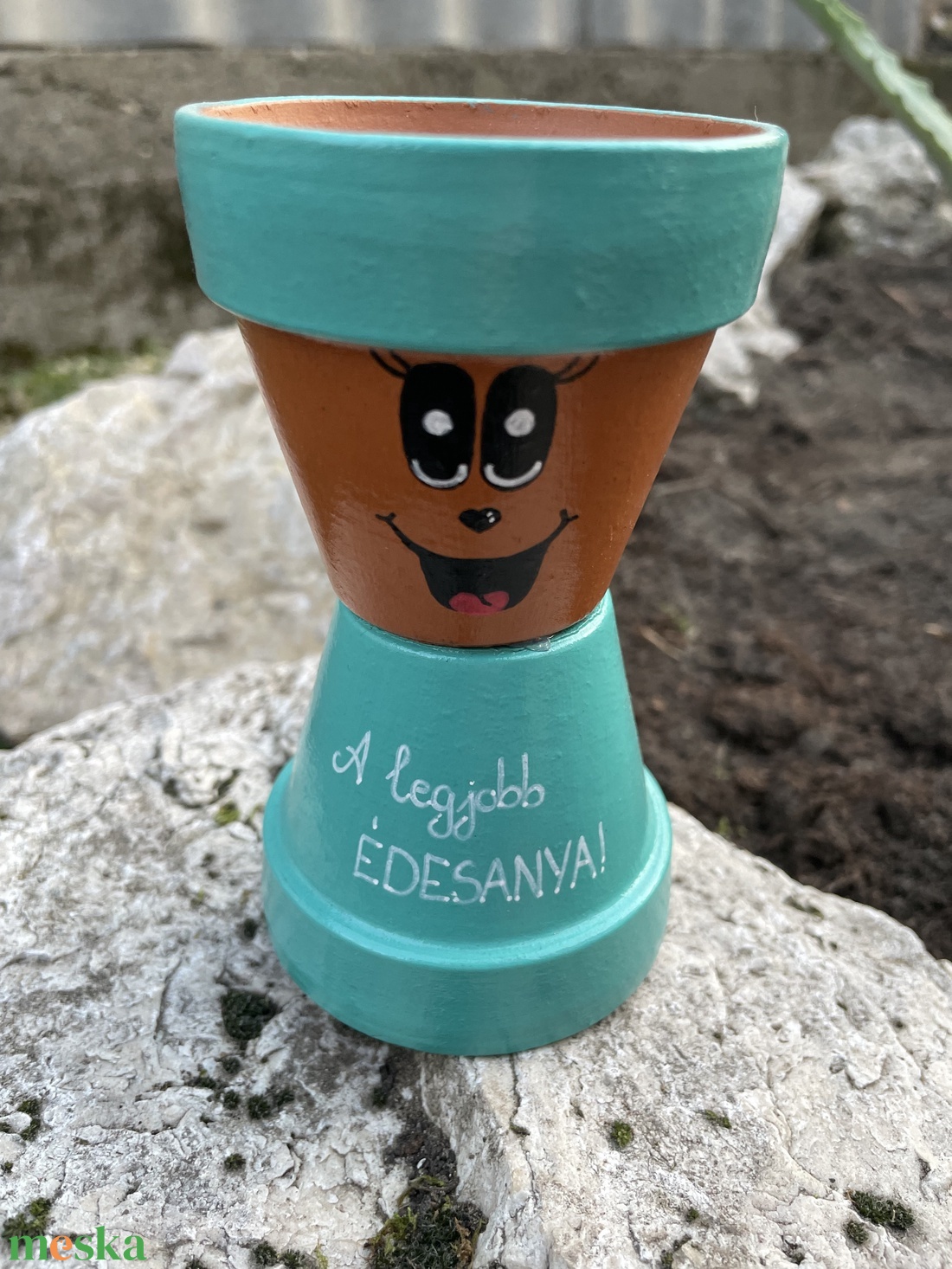 Cserépfigura - A legjobb Édesanya! - otthon & életmód - dekoráció - virágdísz és tartó - cserép & kaspó - Meska.hu Cserépfigura - A legjobb Édesanya! - otthon & életmód - dekoráció - virágdísz és tartó - cserép & kaspó - Meska.hu