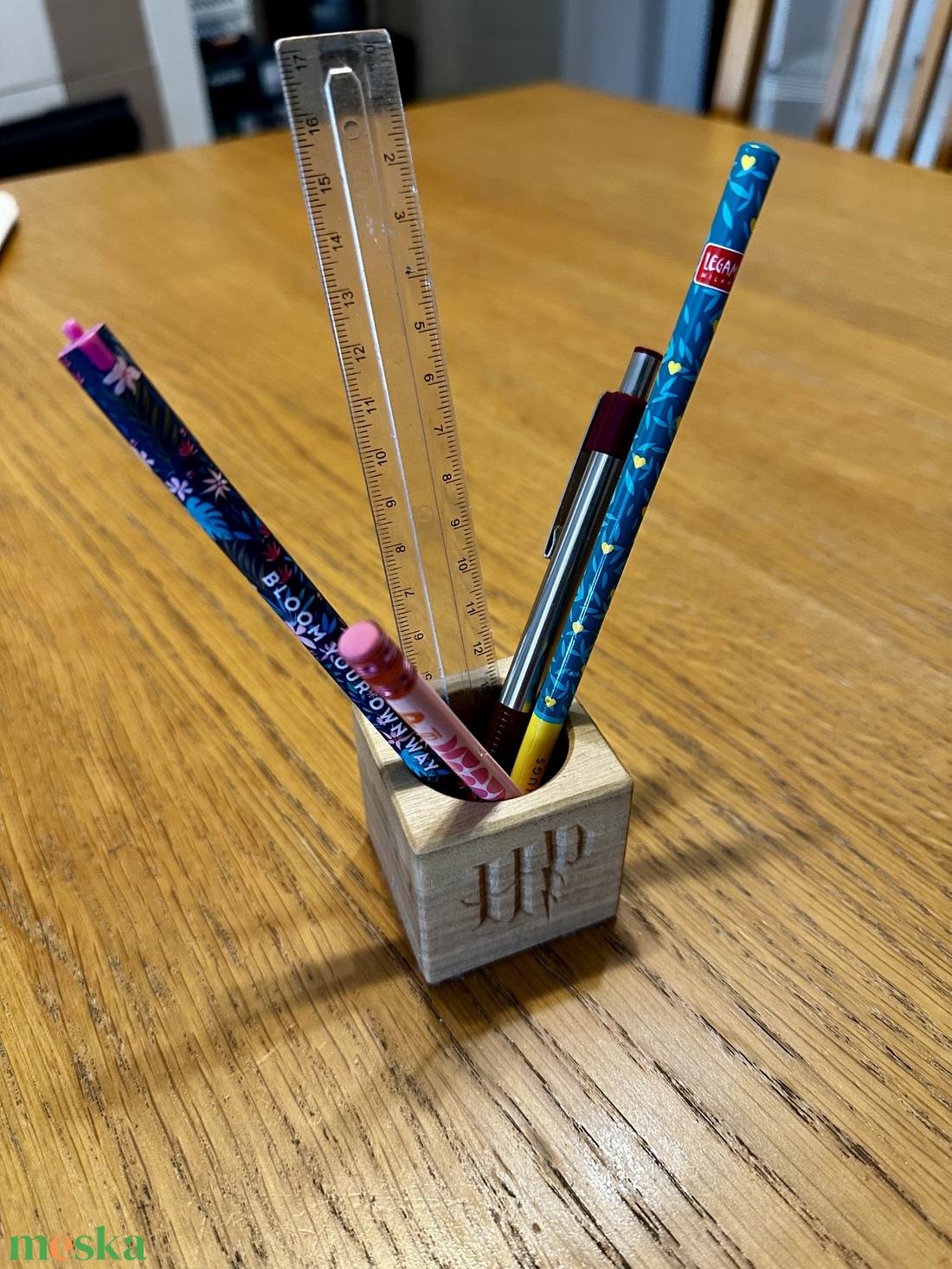 Asztali ceruzatartó - otthon & életmód - papír, írószer - tolltartó & ceruzatekercs - Meska.hu