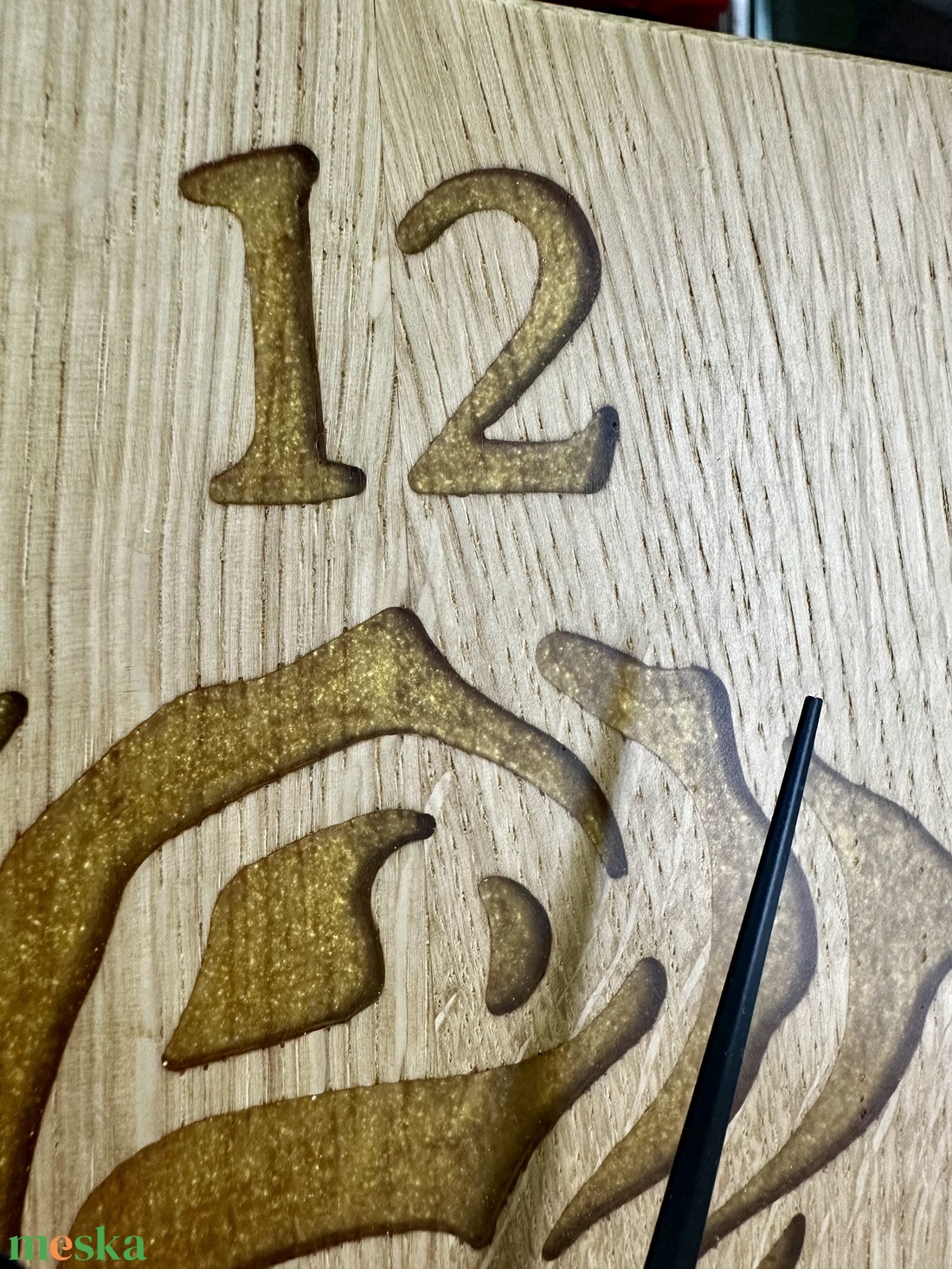 Fali óra rózsa mintás - otthon & életmód - dekoráció - fali és függő dekoráció - falióra & óra - Meska.hu