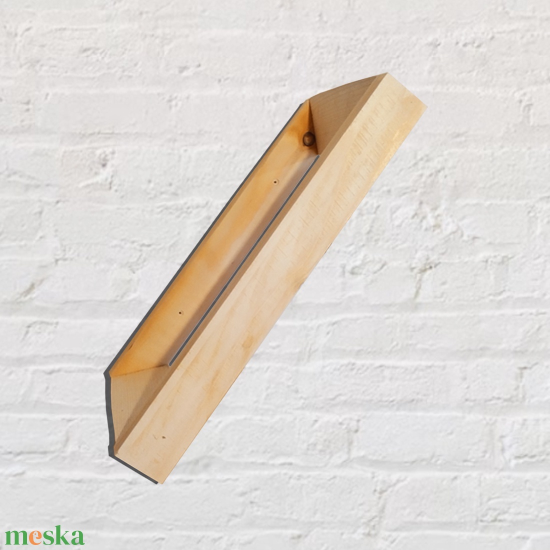 Bakelit lemeztartó polc - művészet - bakelit lemezek & kazetták - Meska.hu