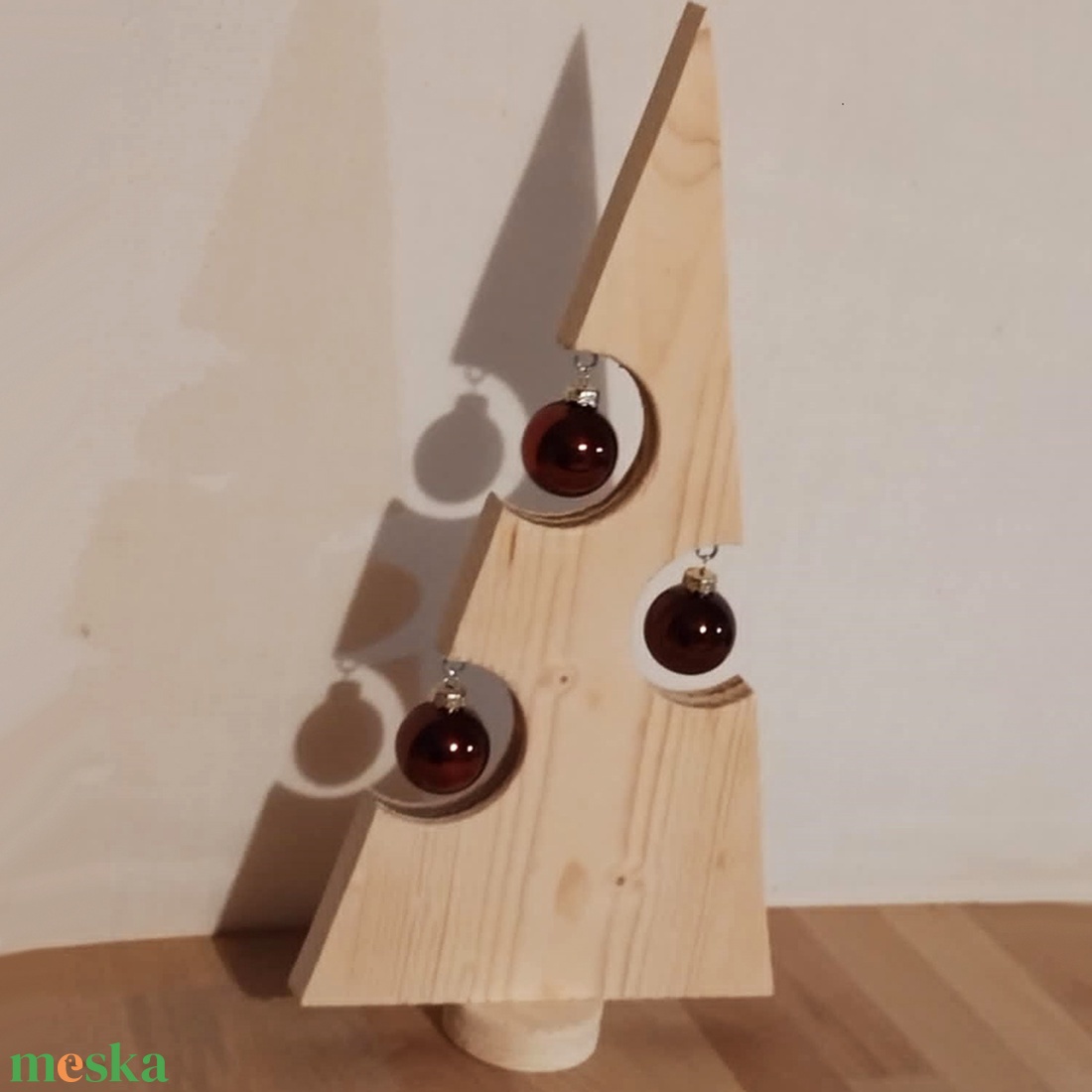 Dekor fenyő - karácsony - karácsonyi lakásdekoráció - karácsonyi lakásdíszek - Meska.hu