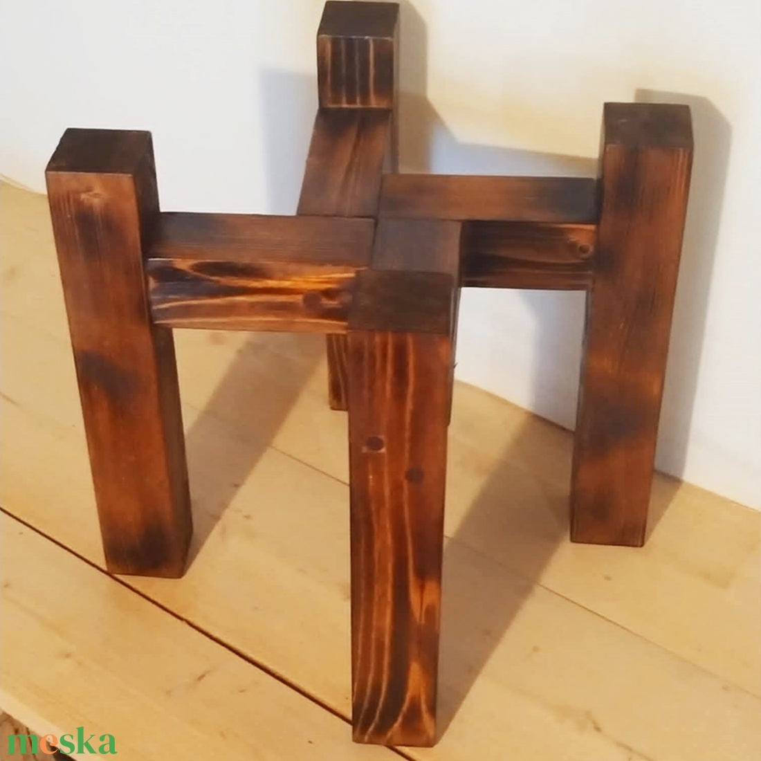 Virágtartó állvány - otthon & életmód - dekoráció - virágdísz és tartó - virágállvány - Meska.hu