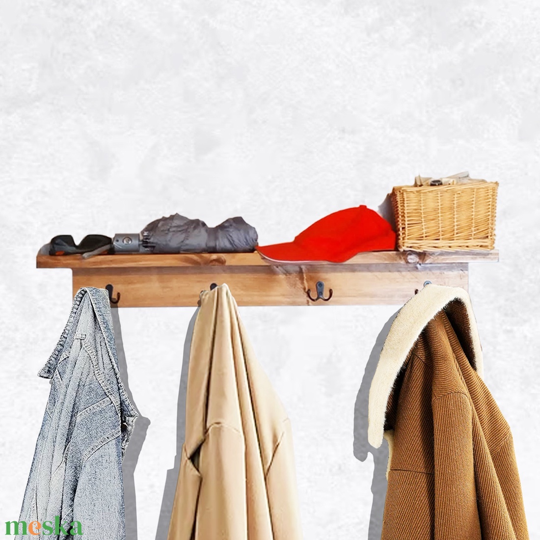 Rusztikus fogas - otthon & életmód - bútor - fogas - Meska.hu