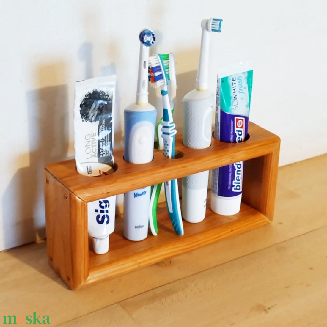 Fogkefe tartó - otthon & életmód - fürdőszoba - fogkefetartó - Meska.hu