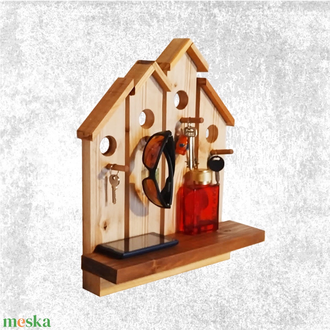 Fali kulcstartó - otthon & életmód - dekoráció - fali és függő dekoráció - fali kulcstartó - Meska.hu