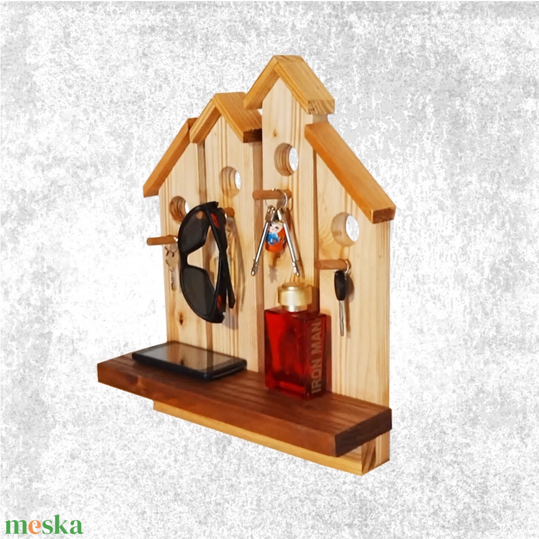 Fali kulcstartó - otthon & életmód - dekoráció - fali és függő dekoráció - fali kulcstartó - Meska.hu