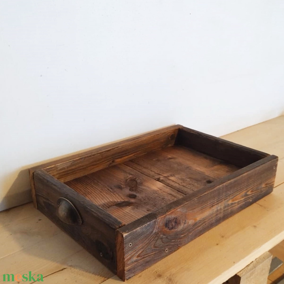Rusztikus tálca - otthon & életmód - konyhafelszerelés, tálalás - tálalás - tálca - Meska.hu