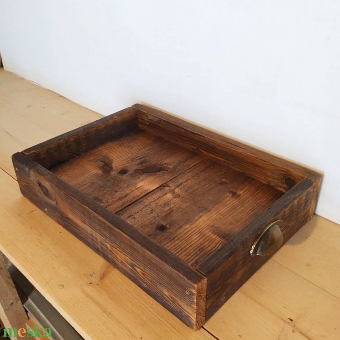 Rusztikus tálca - otthon & életmód - konyhafelszerelés, tálalás - tálalás - tálca - Meska.hu