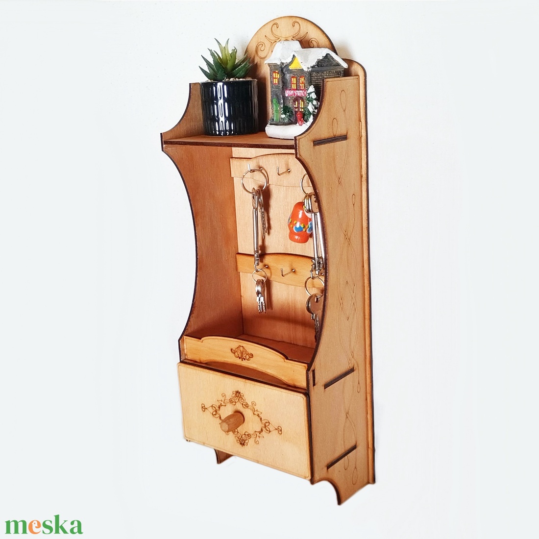Fali kulcstartó - otthon & életmód - dekoráció - fali és függő dekoráció - fali kulcstartó - Meska.hu