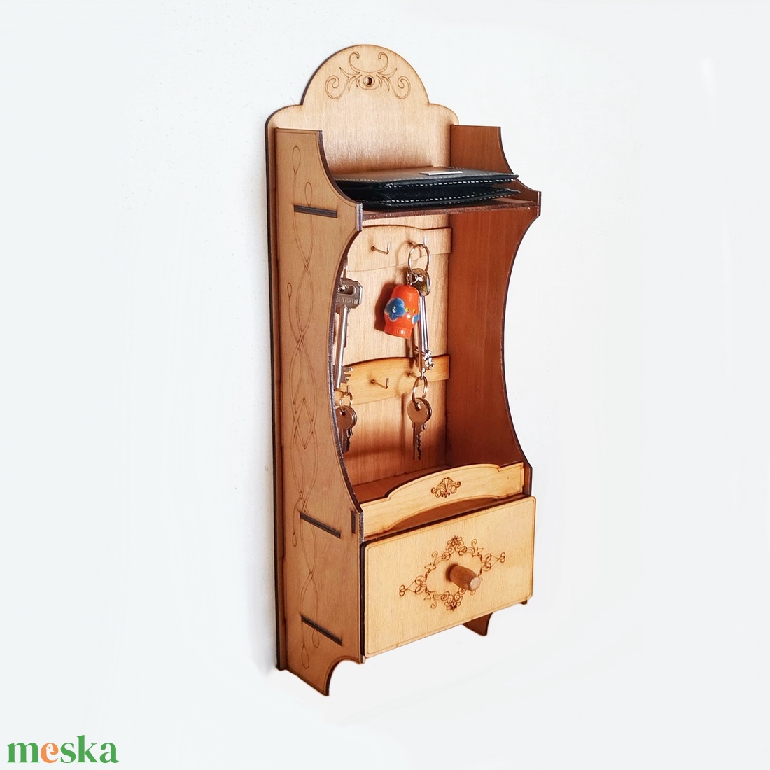 Fali kulcstartó - otthon & életmód - dekoráció - fali és függő dekoráció - fali kulcstartó - Meska.hu