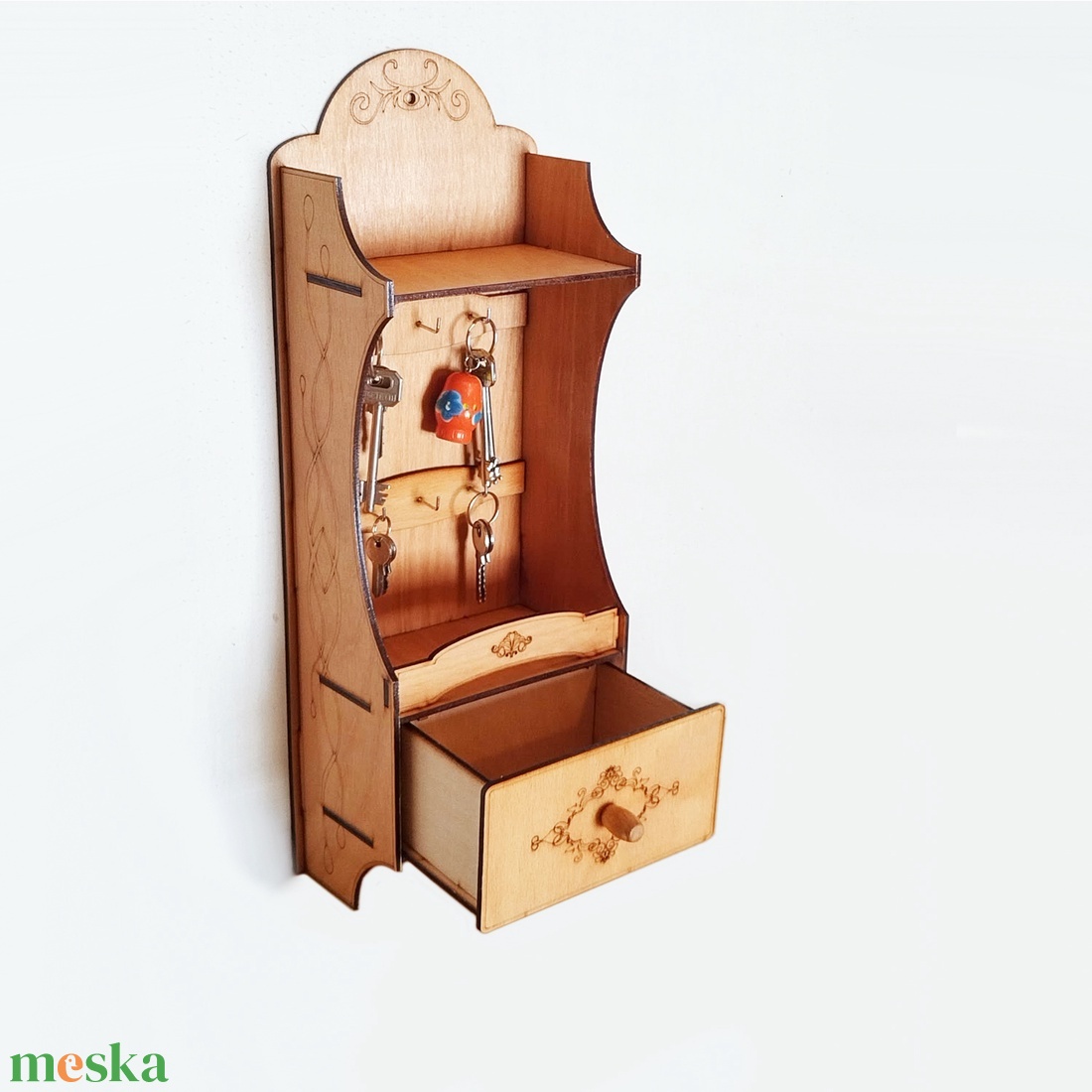 Fali kulcstartó - otthon & életmód - dekoráció - fali és függő dekoráció - fali kulcstartó - Meska.hu