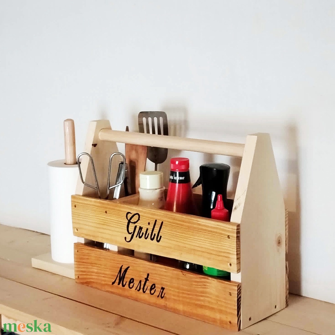 Grill szerszámos� láda - otthon & életmód - ház & kert - bográcsozás, grillezés - Meska.hu