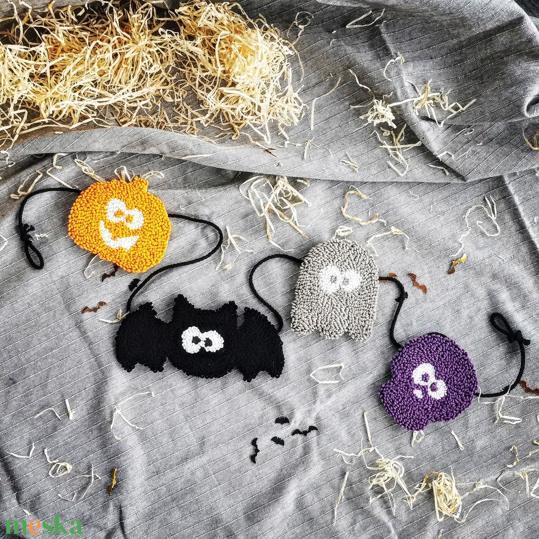 Halloween ajtódísz füzér - otthon & életmód - dekoráció - fali és függő dekoráció - girland, zászlófűzér - Meska.hu Halloween ajtódísz füzér - otthon & életmód - dekoráció - fali és függő dekoráció - girland, zászlófűzér - Meska.hu