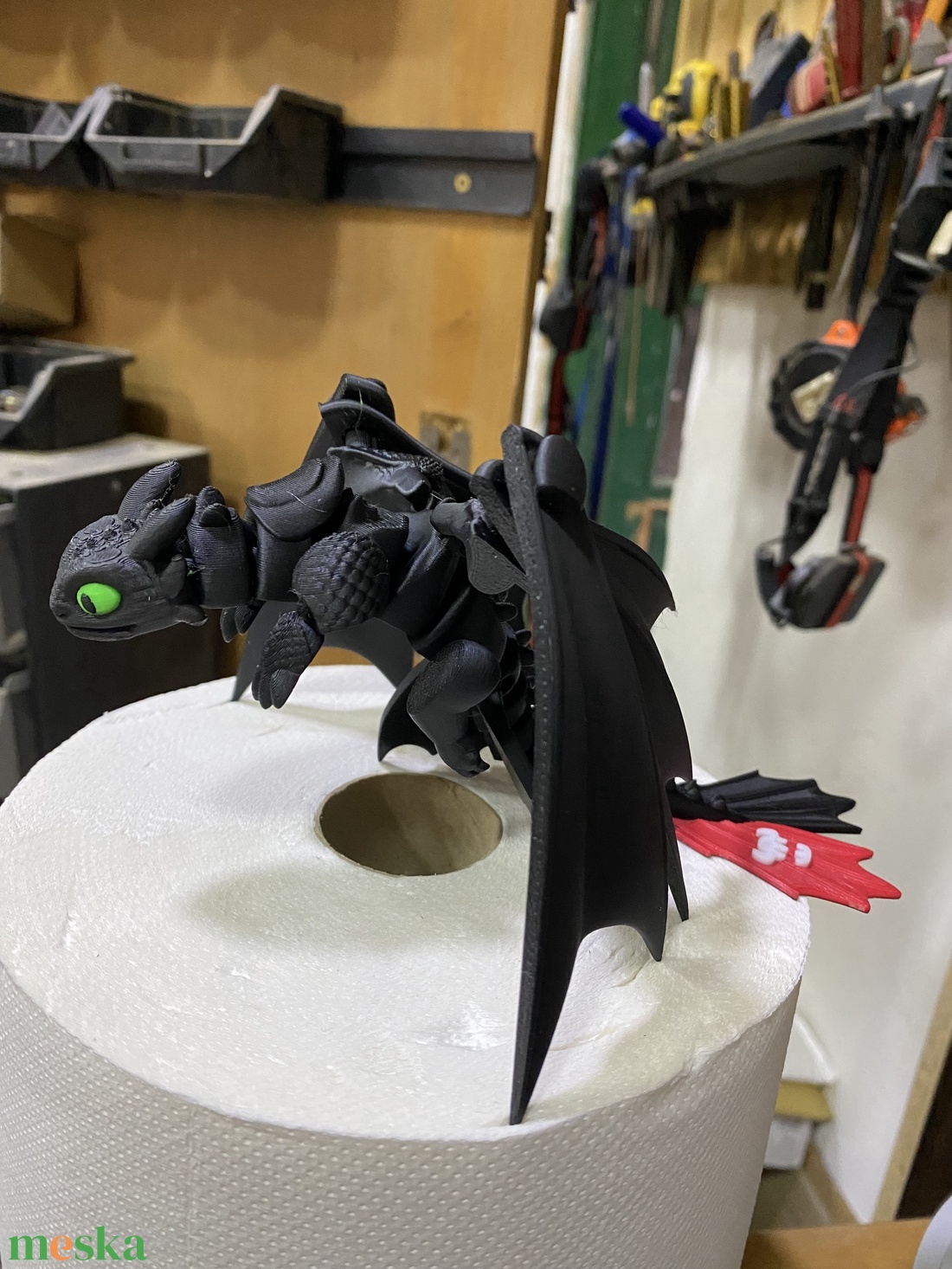 Toothless / Fogatlan így neveld a sárkányod - játék & sport - plüssállat & játékfigura - plüss sárkány - Meska.hu