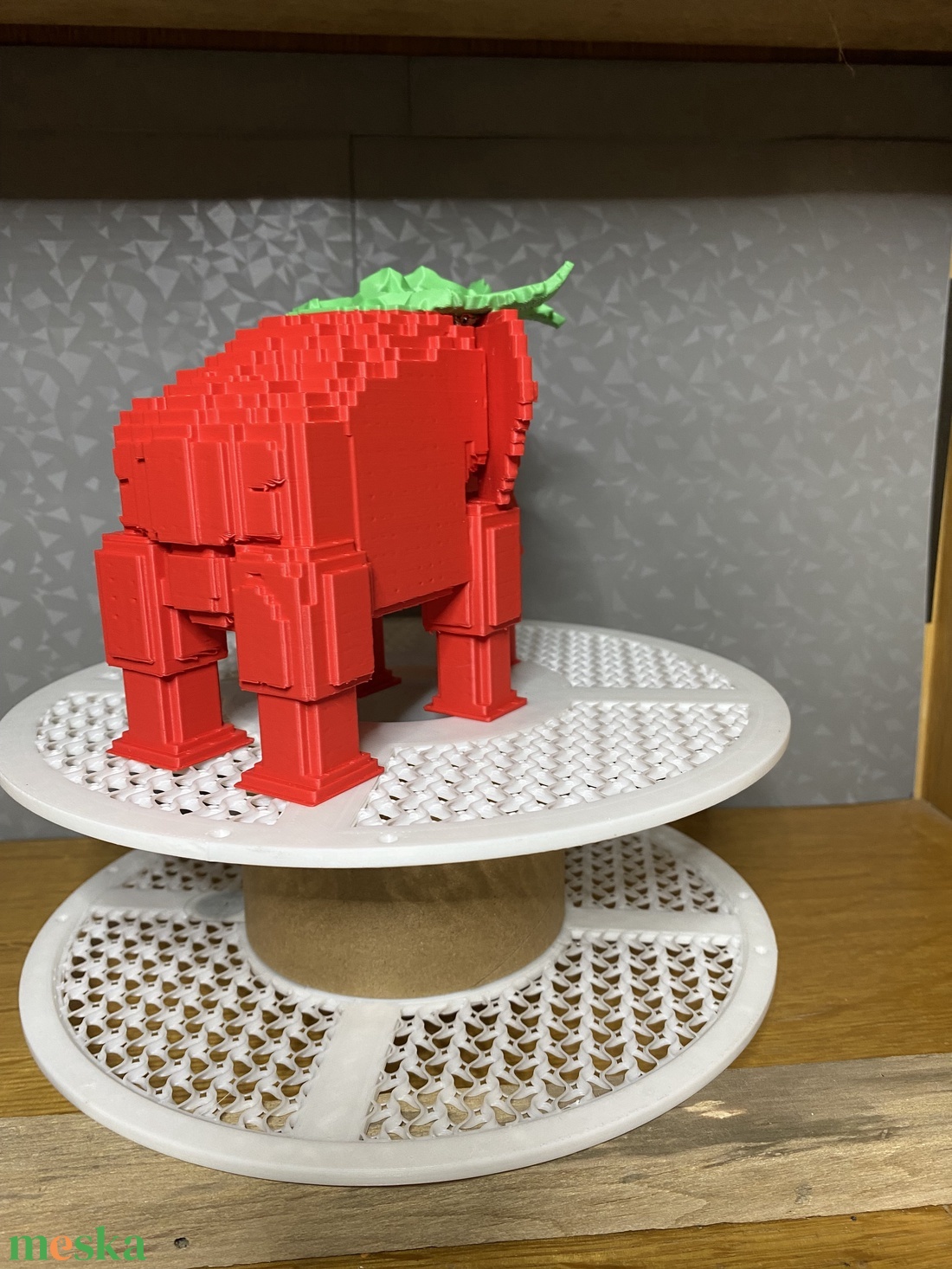 Strawberry Elephant - játék & sport - plüssállat & játékfigura - elefánt - Meska.hu