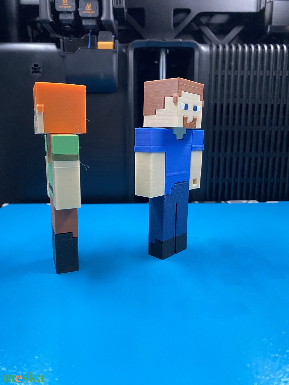 � Minecraft � Steve és Alex Figurák -  - Meska.hu