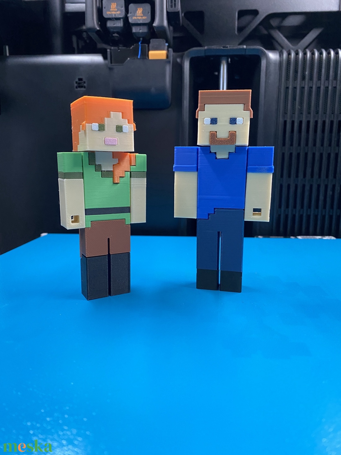 � Minecraft � Steve és Alex Figurák -  - Meska.hu