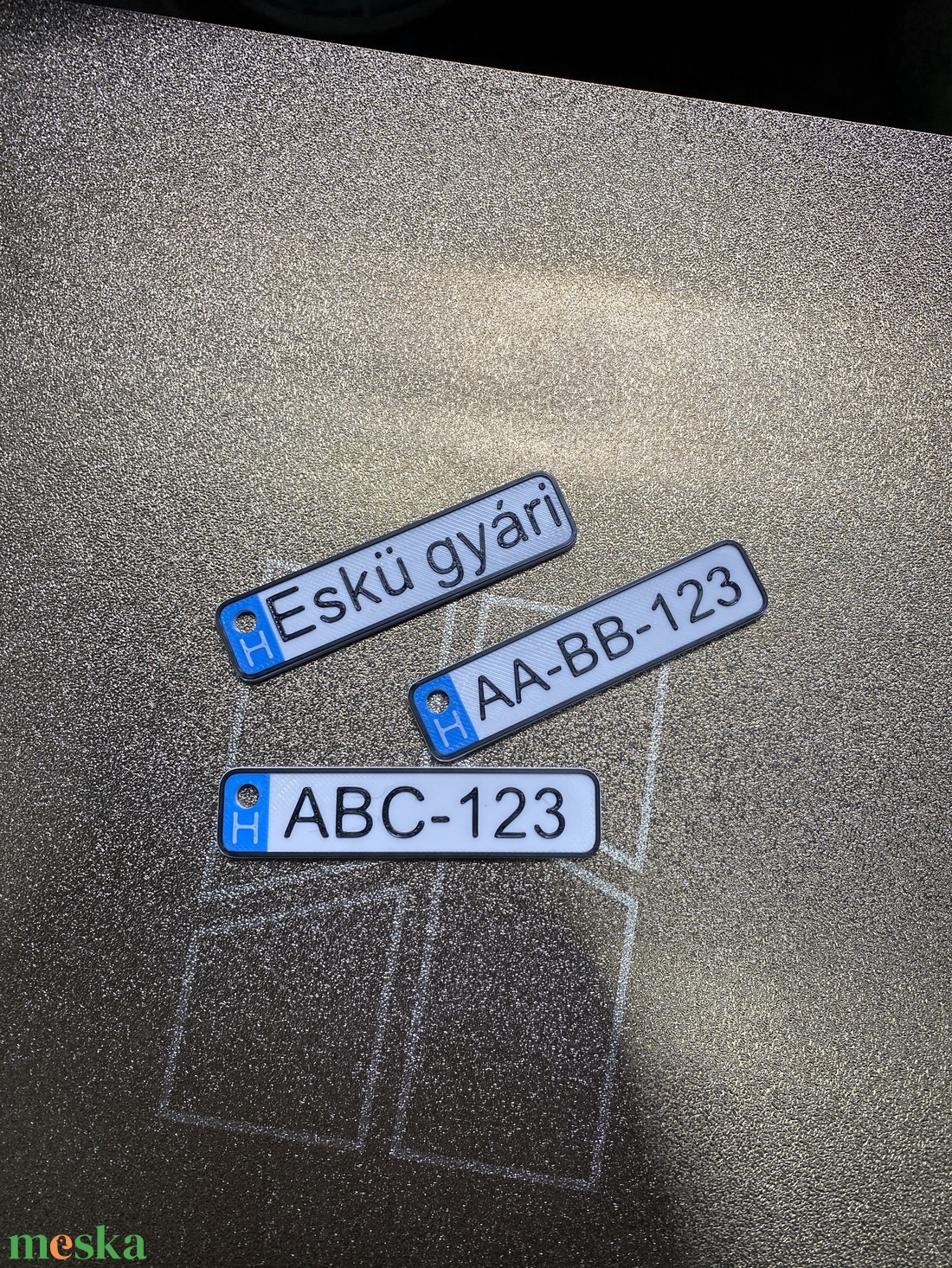 � Egyedi, Személyre Szabható Rendszámtábla Kulcstartó - táska & tok - kulcstartó & táskadísz - kulcstartó - Meska.hu