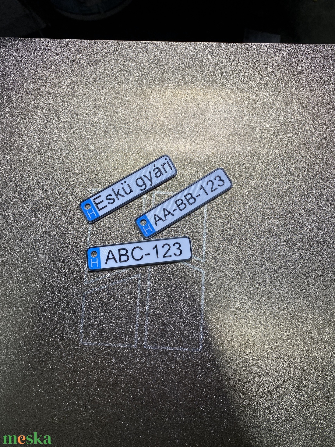 � Egyedi, Személyre Szabható Rendszámtábla Kulcstartó - táska & tok - kulcstartó & táskadísz - kulcstartó - Meska.hu