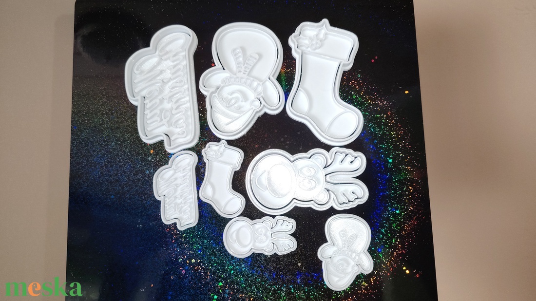 Karácsonyi sütikiszúró 1 - otthon & életmód - konyhafelszerelés, tálalás - sütés, főzés - sütikiszúró - Meska.hu