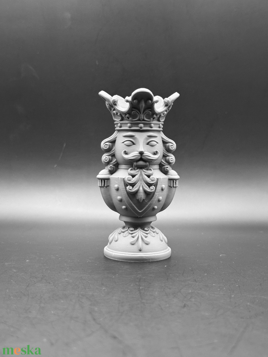 Diótörő mini mellszobor - karácsony - karácsonyi lakásdekoráció - karácsonyi lakásdíszek - Meska.hu