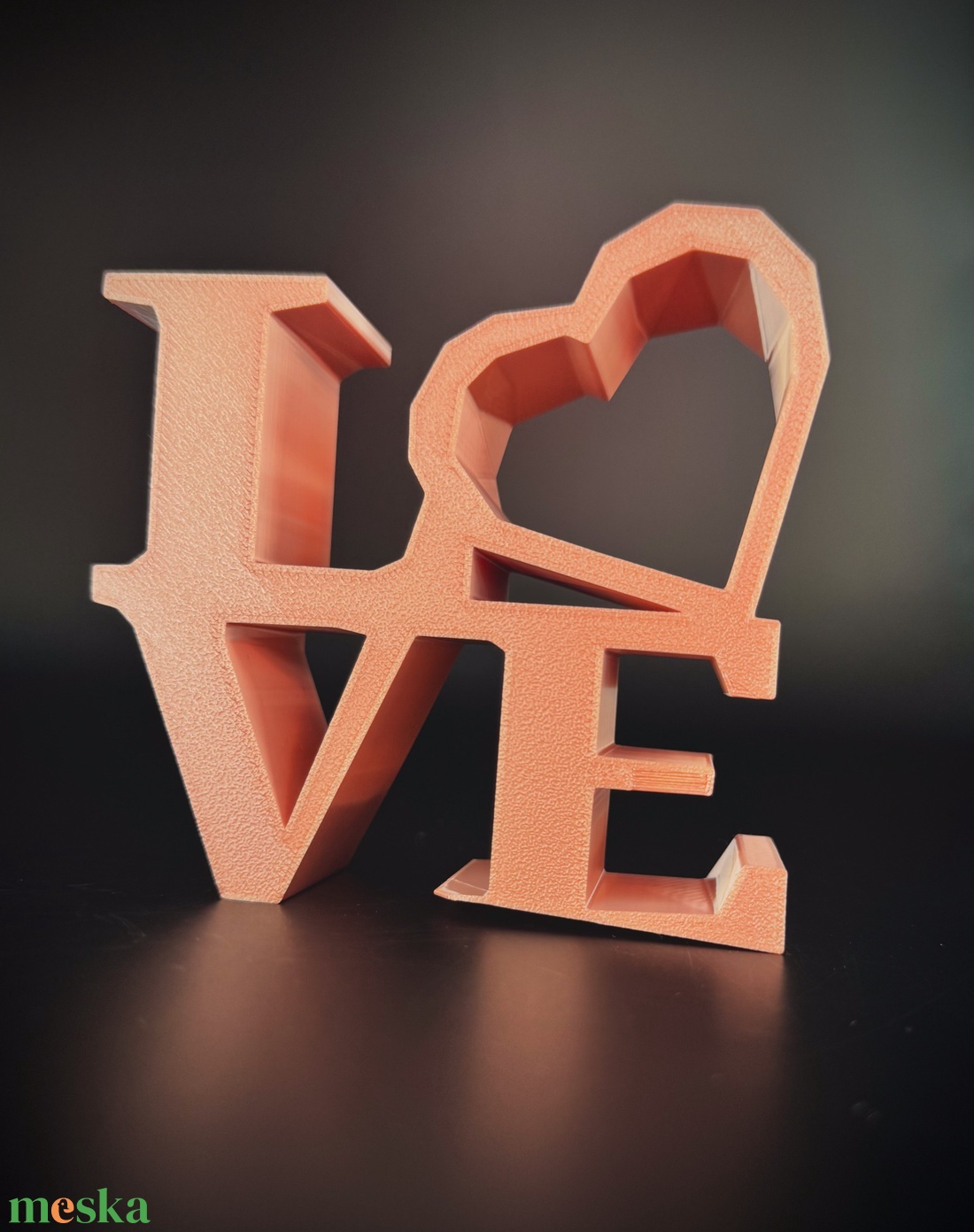 Low Poly LOVE Dekoráció  Modern és Minimalista Romantikus Ajándék - otthon & életmód - dekoráció - dísztárgy - Meska.hu