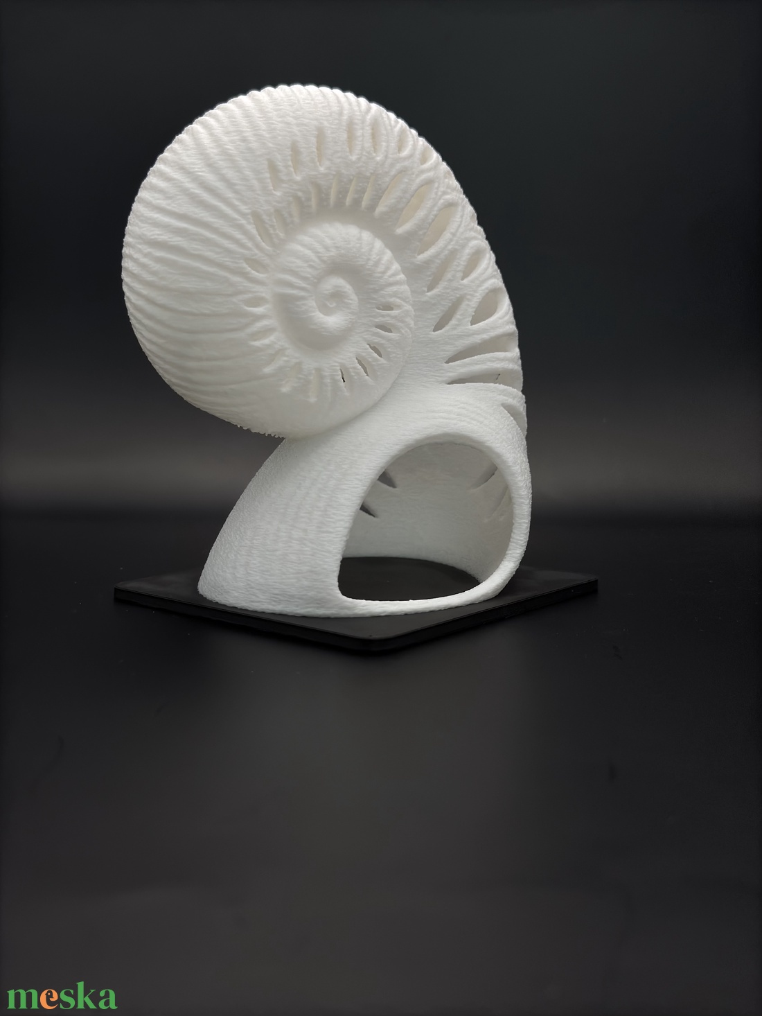 Spirál csigaház mécsestartó � varázslatos hangulatfény - otthon & életmód - lámpa - hangulatlámpa - Meska.hu