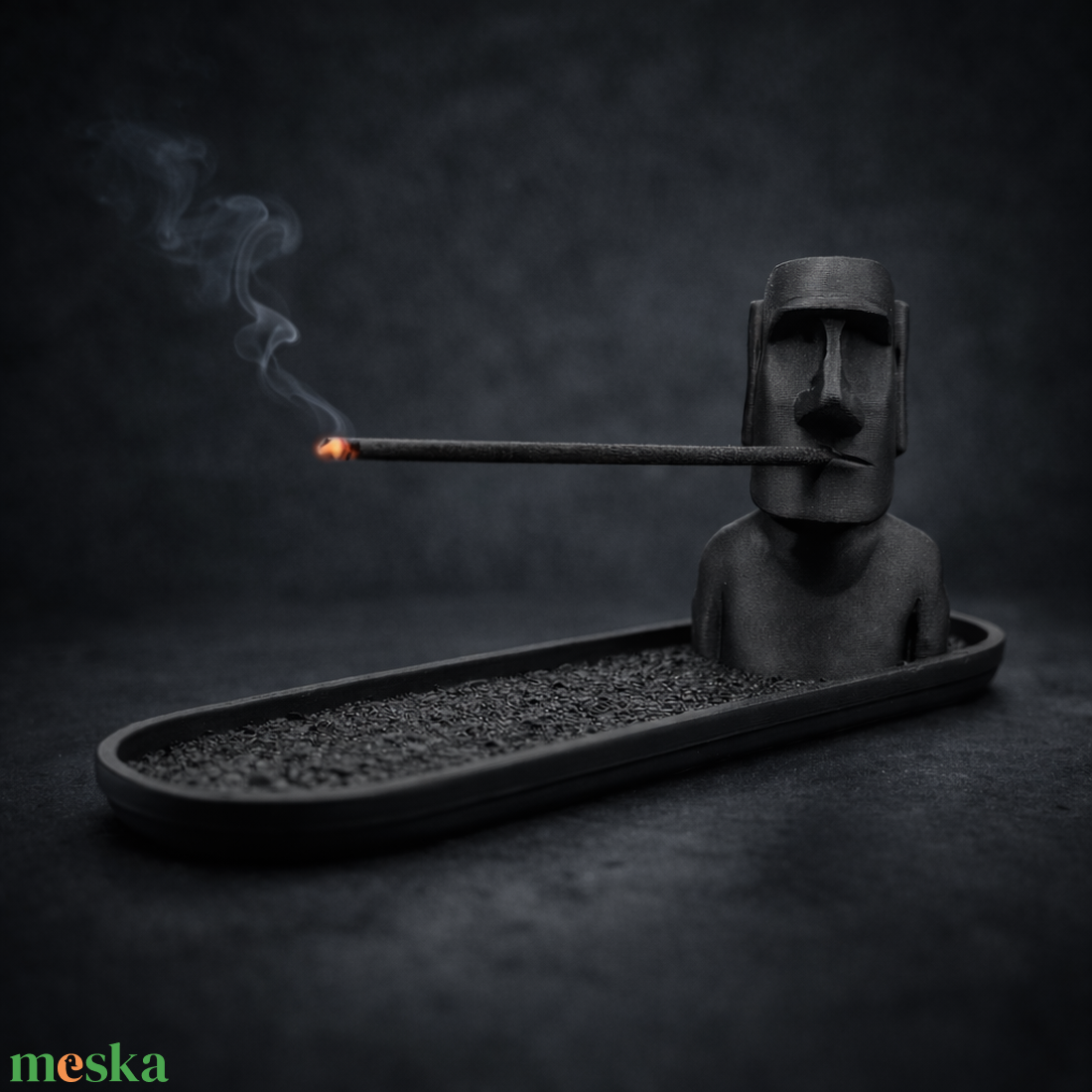 Moai füstölőtartó - otthon & életmód - dekoráció - spiritualitás - füstölő és füstölőtartó - Meska.hu