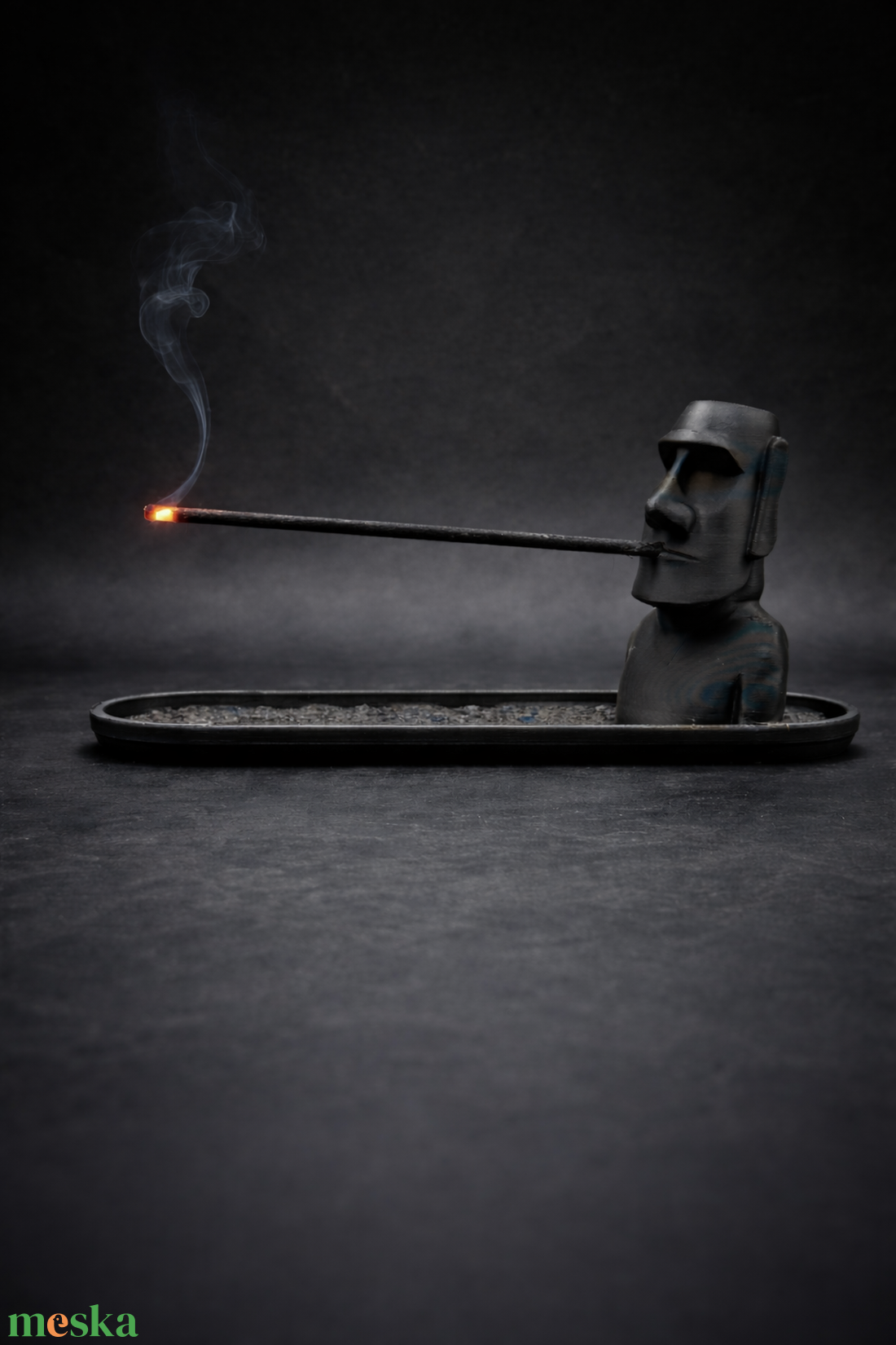 Moai füstölőtartó - otthon & életmód - dekoráció - spiritualitás - füstölő és füstölőtartó - Meska.hu