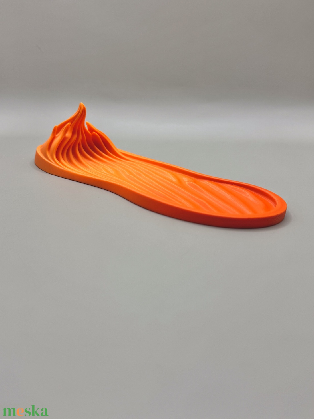 Láng formájú füstölőtartó � átmenetes vörös színű modern zen dekoráció - otthon & életmód - dekoráció - spiritualitás - füstölő és füstölőtartó - Meska.hu