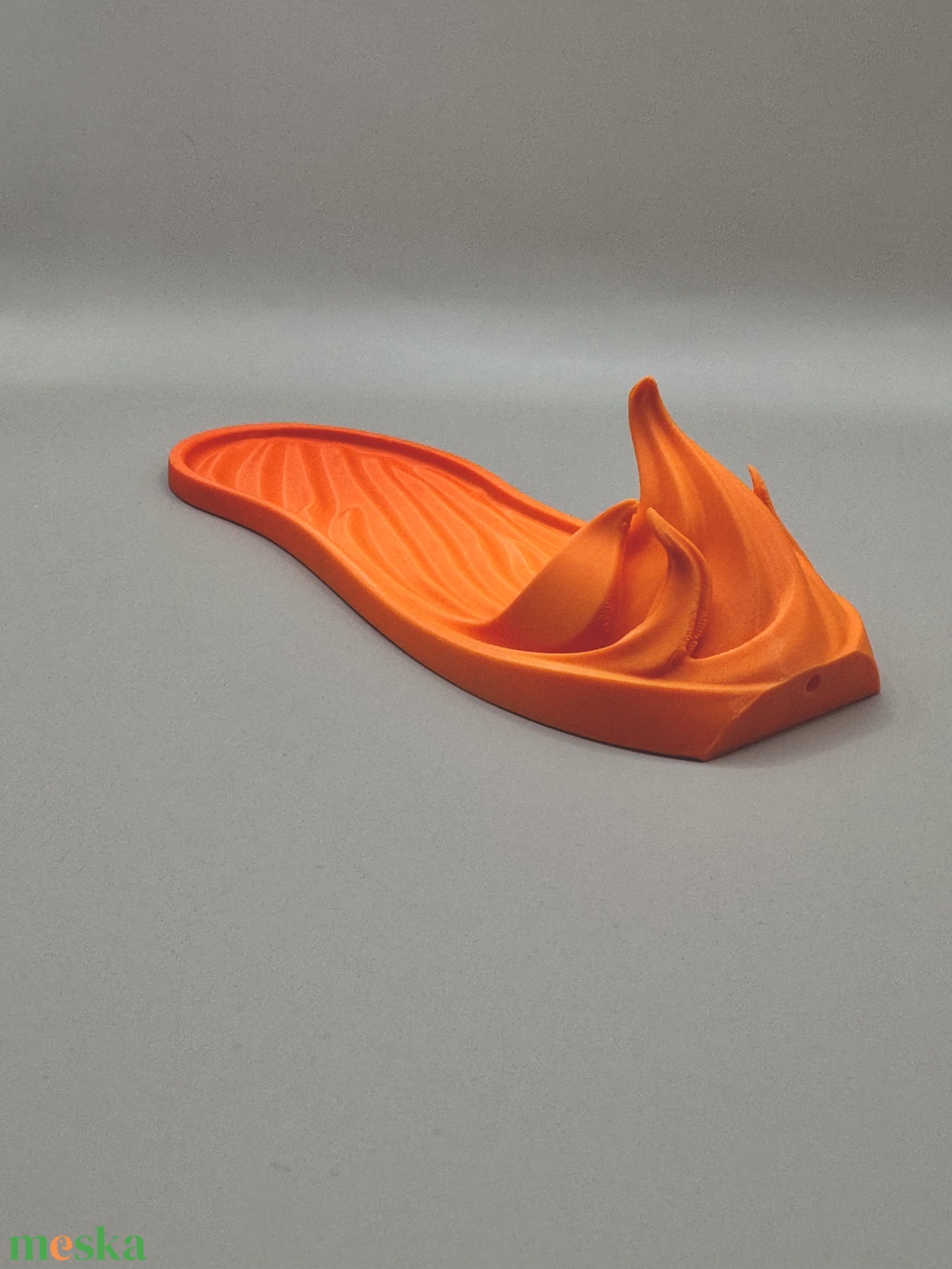 Láng formájú füstölőtartó � átmenetes vörös színű modern zen dekoráció - otthon & életmód - dekoráció - spiritualitás - füstölő és füstölőtartó - Meska.hu