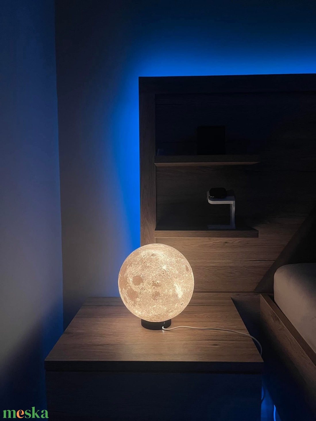 Hold éjjeli lampa - otthon & életmód - lámpa - hangulatlámpa - Meska.hu