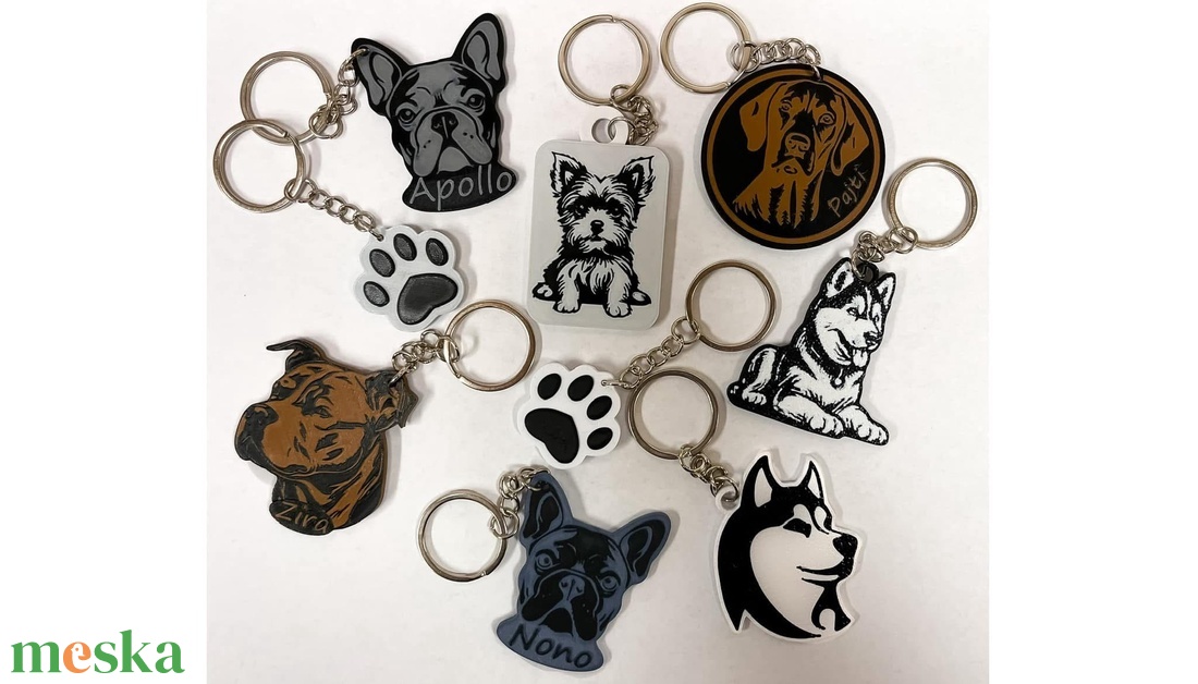 Egyedi kutyás kulcstartó - táska & tok - kulcstartó & táskadísz - kulcstartó - Meska.hu
