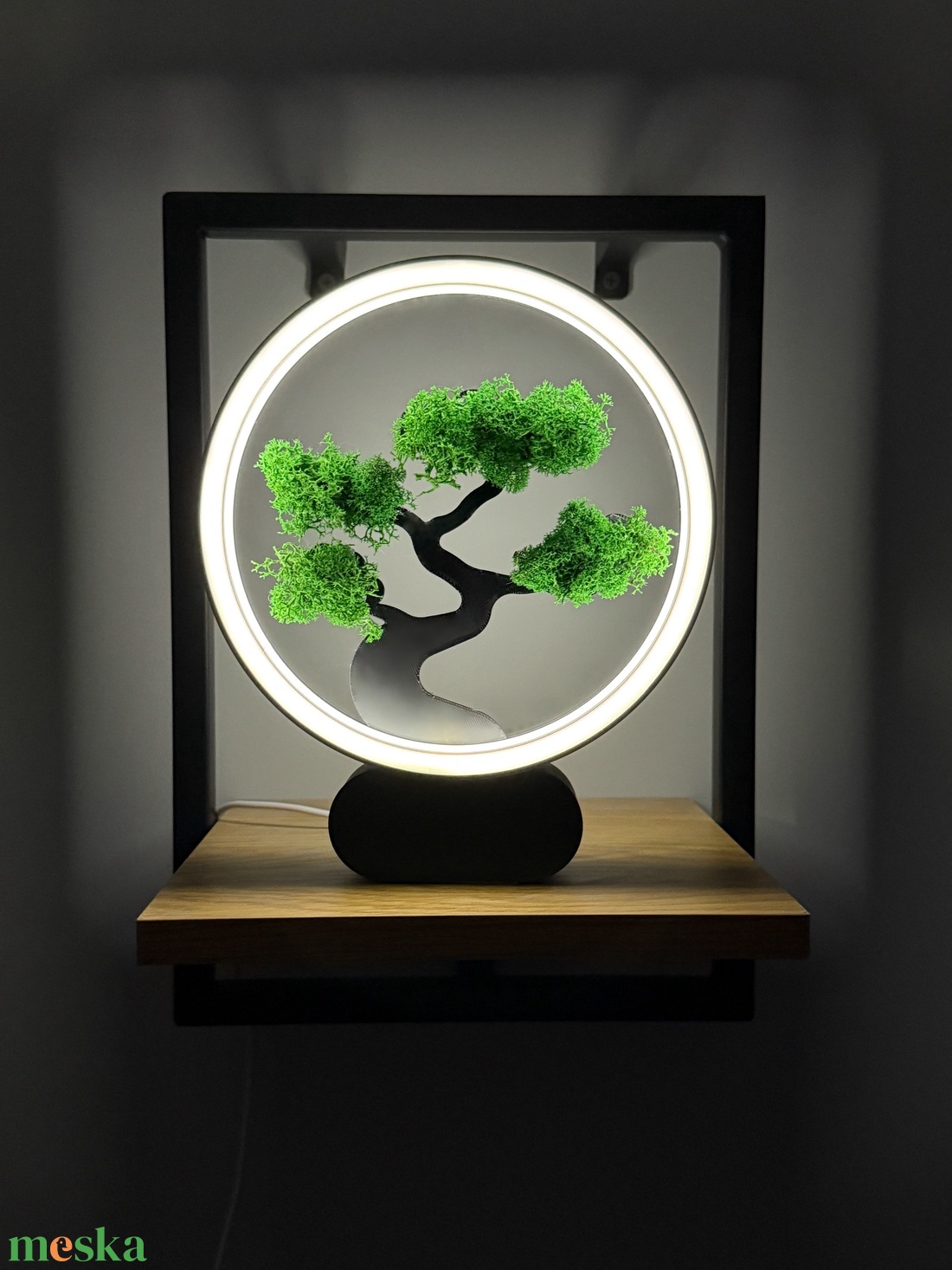 Zuzmós LED lámpa - otthon & életmód - dekoráció - asztal és polc dekoráció - zuzmódekoráció, mohadekoráció - Meska.hu