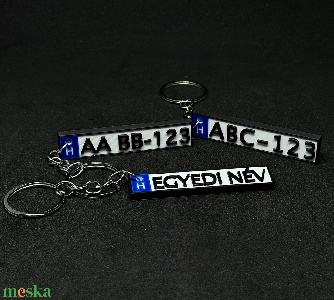 Egyedi rendszámos kulcstartó - táska & tok - kulcstartó & táskadísz - kulcstartó - Meska.hu