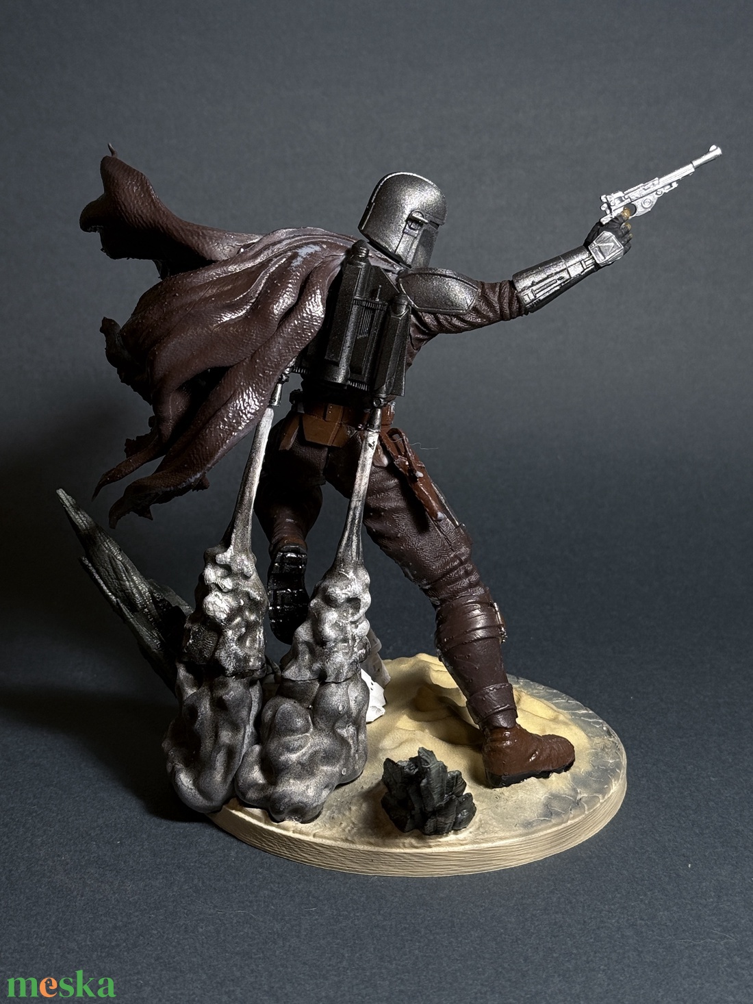 Star Wars Mandalorian szobor - kellékek & szerszámok - dekorációs kellékek - figurák - Meska.hu