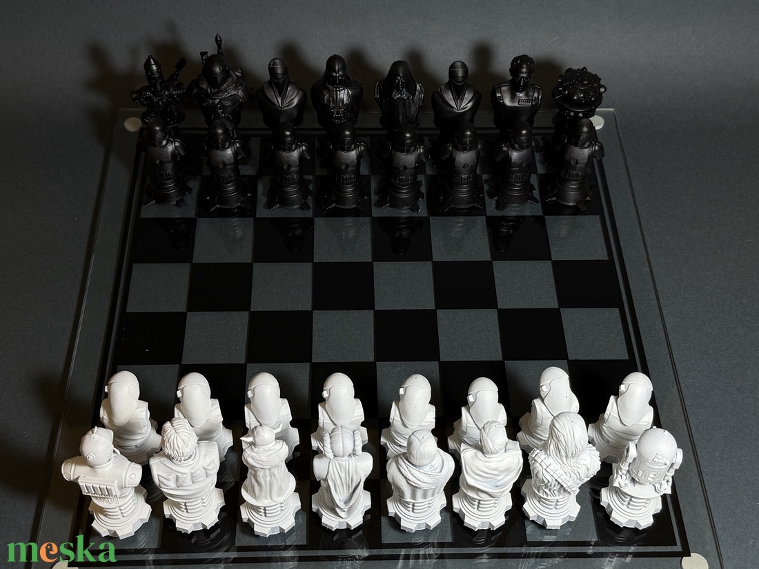 Star Wars sakkészlet - játék & sport - táblajáték és kártyajáték - sakk - Meska.hu