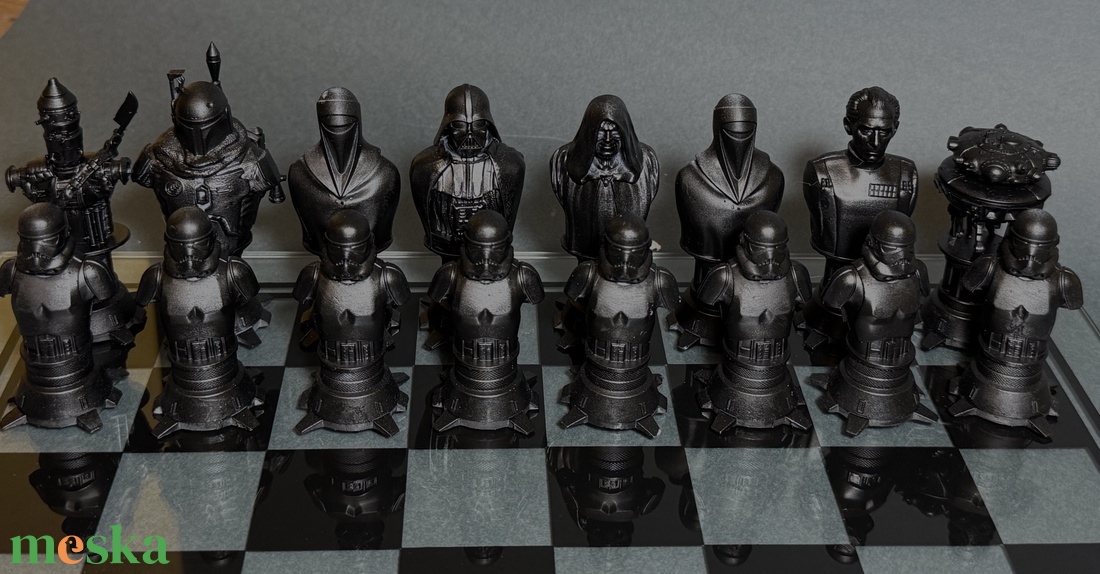 Star Wars sakkészlet - játék & sport - táblajáték és kártyajáték - sakk - Meska.hu