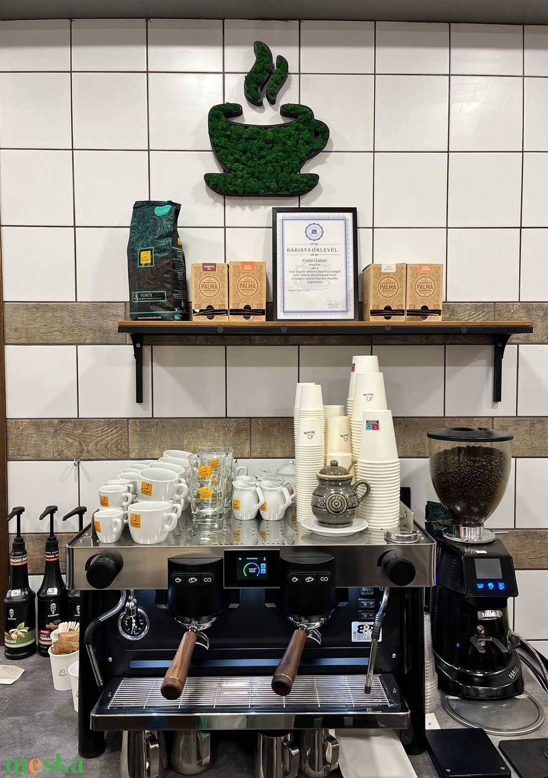 Zuzmókép kávé csésze - otthon & életmód - dekoráció - asztal és polc dekoráció - zuzmódekoráció, mohadekoráció - Meska.hu