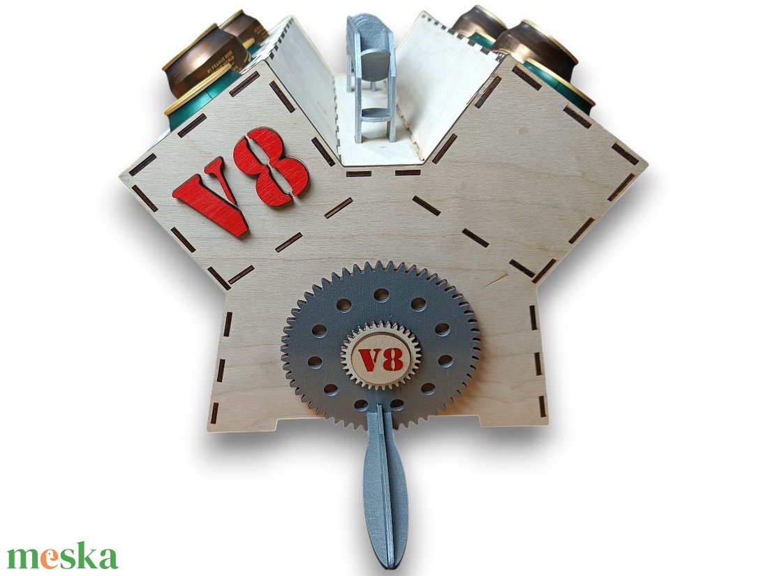 V8 Motor sörtartó  Ahol a sör találkozik a benzingőzzel! - otthon & életmód - konyhafelszerelés, tálalás - italos kellékek - sörtartó - Meska.hu