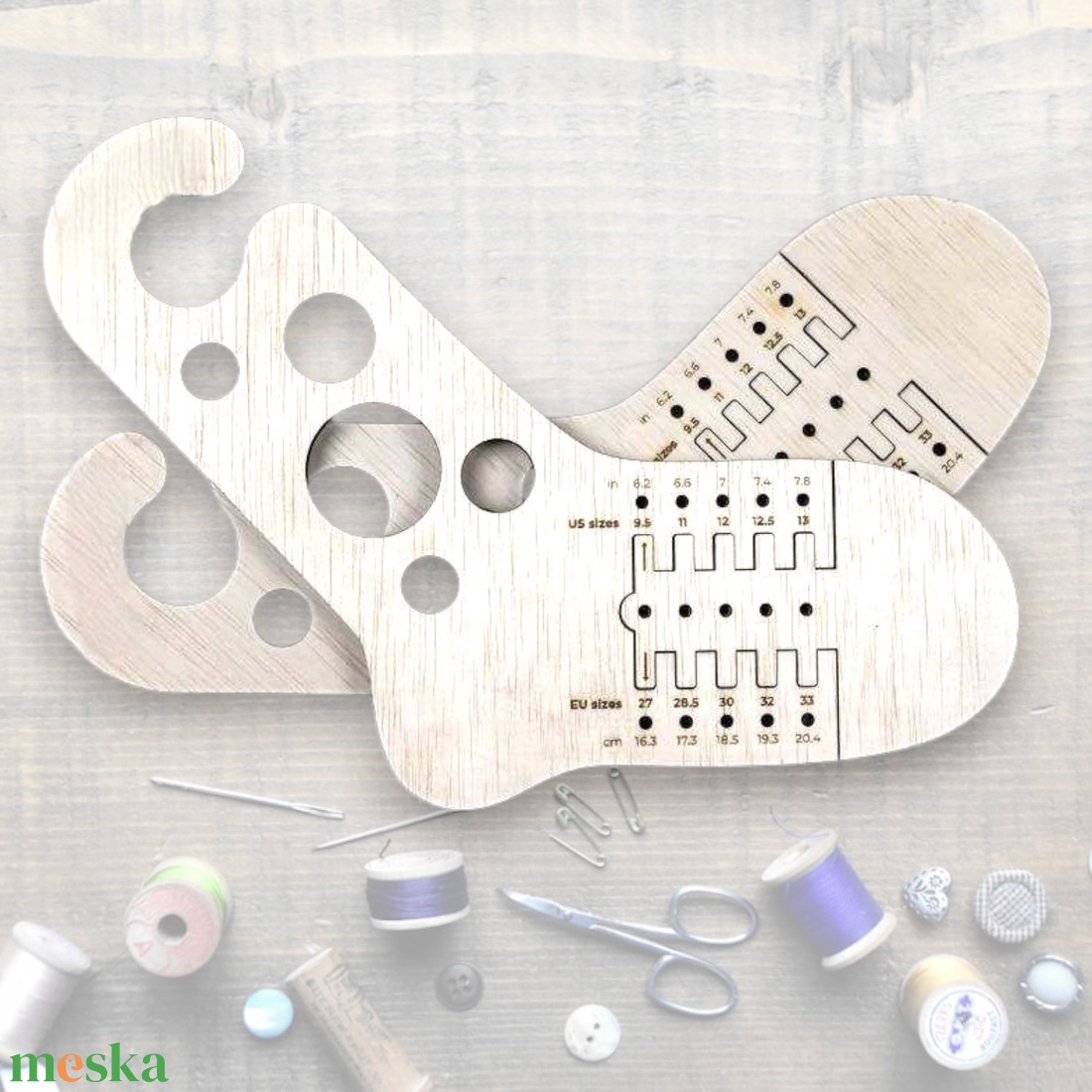 Univerzális Fa Zokni Blokkoló: Tökéletes Forma a Kötött Csodáknak - kellékek & szerszámok - szerszámok, eszközök - eszköz kötéshez, horgoláshoz - Meska.hu