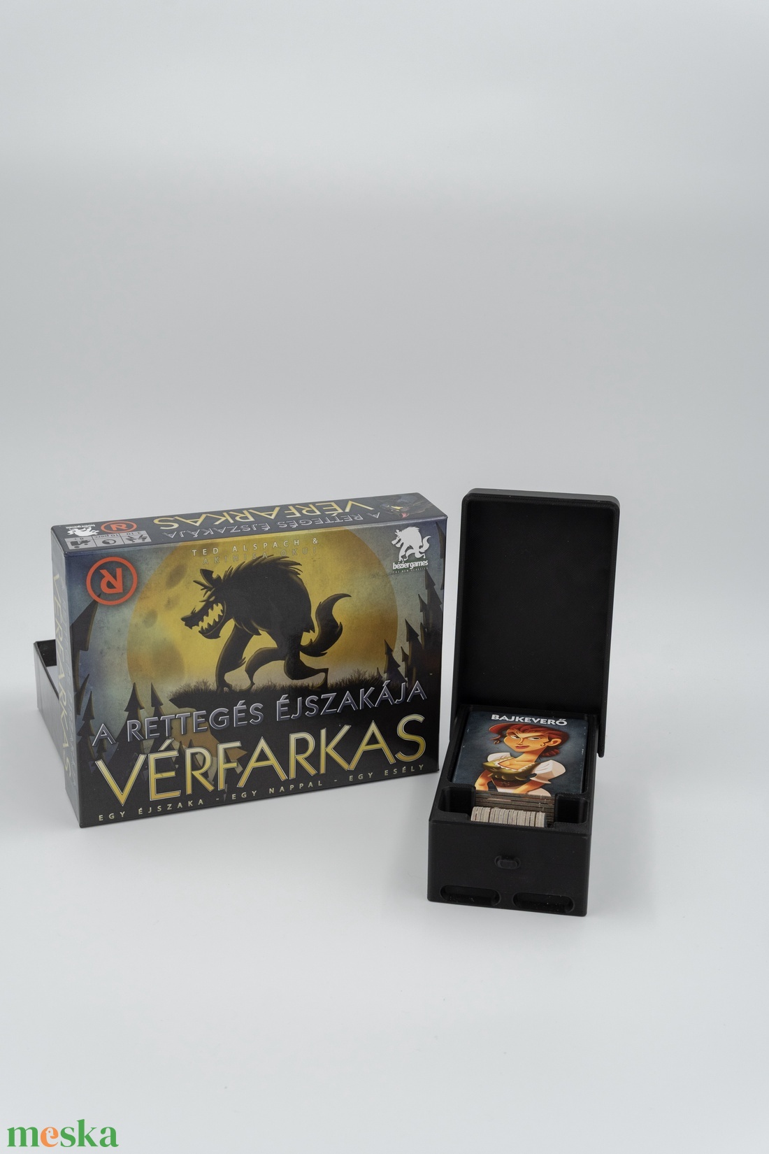 Vérfarkas társasjáték utazó doboz - játék & sport - táblajáték és kártyajáték - társasjátékok - Meska.hu