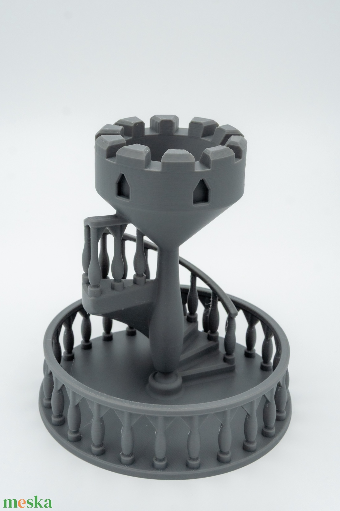 Rusztikus csigalépcső dobókocka torony - játék & sport - táblajáték és kártyajáték - társasjátékok - dobókocka - Meska.hu