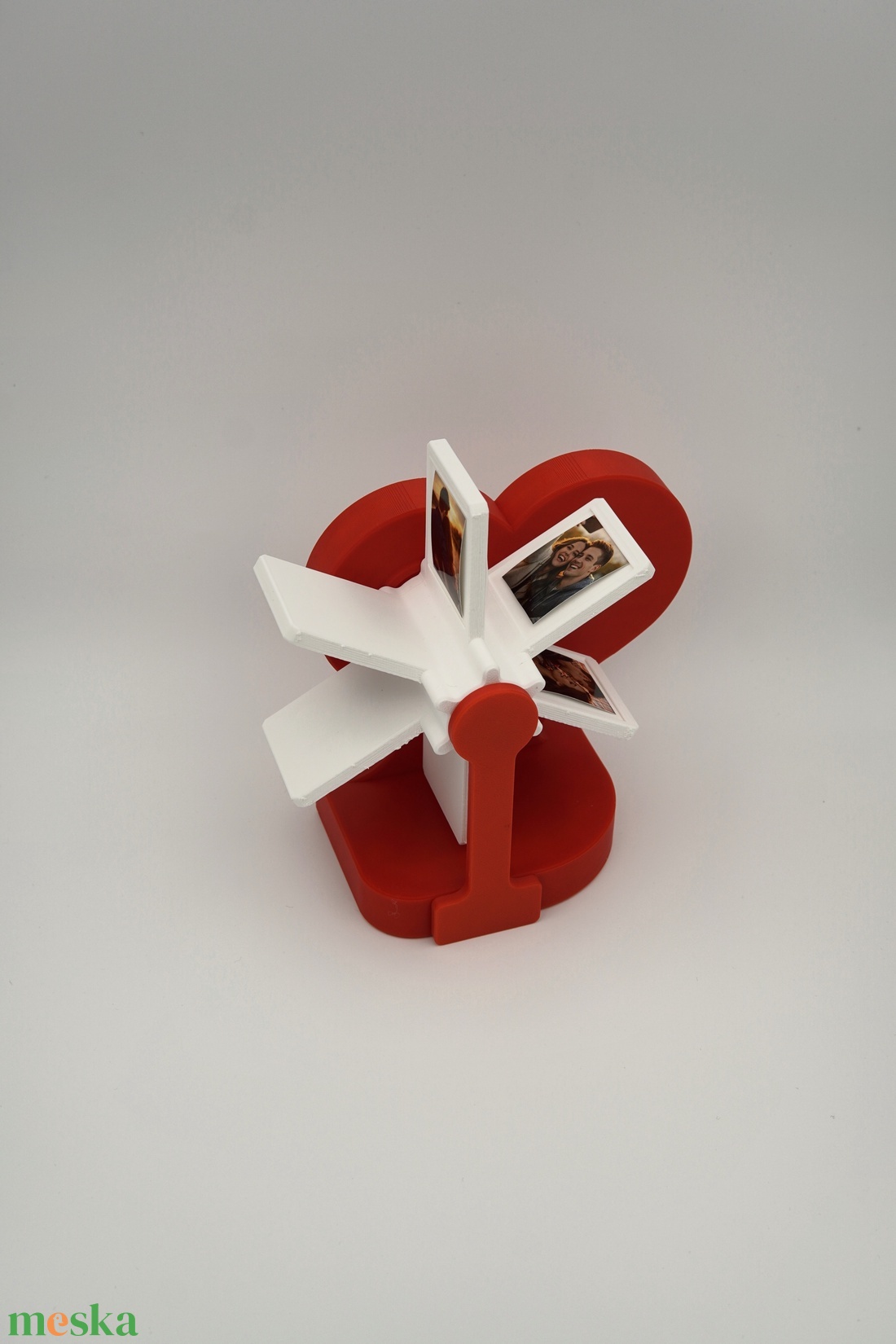 Valentin-napi forgatható kép tartó - otthon & életmód - dekoráció - kép & falikép - képkeret - Meska.hu