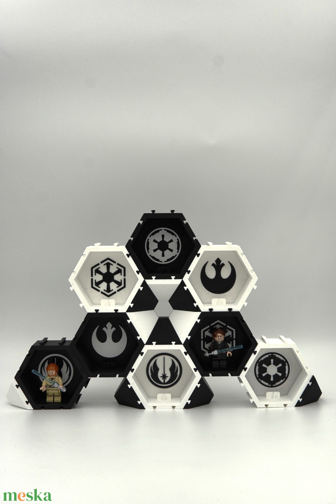 Star Wars - LEGO moduláris minifigura tartó - otthon & életmód - tárolás & rendszerezés - fali tároló - Meska.hu