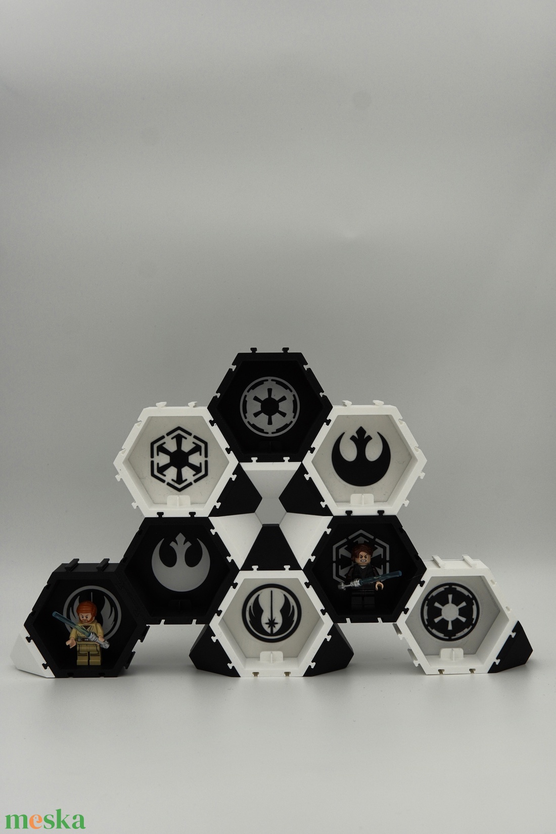 STAR WARS - LEGO moduláris minifigura tartó (hexa) - otthon & életmód - tárolás & rendszerezés - fali tároló - Meska.hu